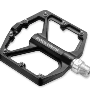 ROCKBROS Pédales de vélo de course en aluminium ultra légères antidérapantes 9/16 pouces