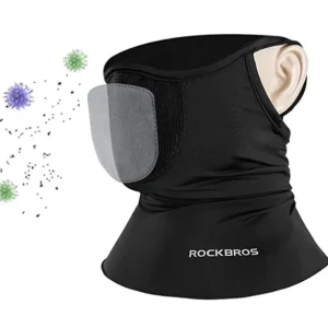 ROCKBROS Foulard Balaclavas tubulaire Haute élasticité Respirant Multifonctionnel UPF 50+ Refroidir Cyclisme Demi-cagoule Hommes/Dames