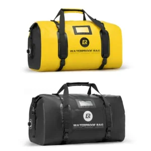 ROCKBROS Sacoche moto étanche Sacoche de selle 20L/40L Sacoche porte-bagages PVC