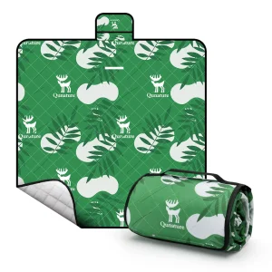 Qunature Couverture de pique-nique 200 x 200 cm Couverture de camping Tapis de pique-nique extérieur imperméable