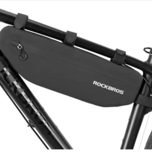 ROCKBROS AS-0433 sacoche de cadre de vélo sac triangle ca.3L/4L noir