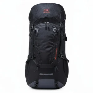 Sac à dos randonnée 60L étanche sans armature, multipoche
