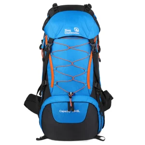 Sac à dos randonnée trekking 65L imperméable léger montagne unisexe