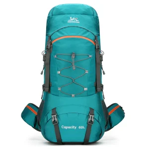 Sac à dos randonnée 60L imperméable avec housse, 1,1 kg