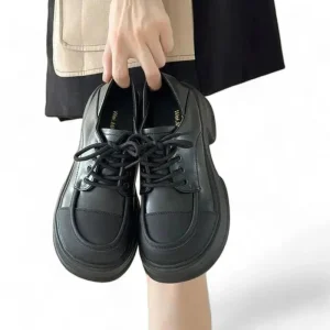 mocassin orthopédique femme bicolores à lacets