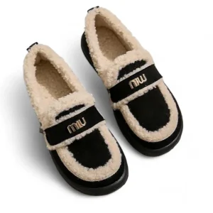 mocassin orthopédique femme molletonnés en daim