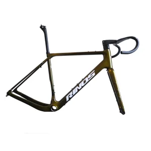 Group190.pngv1734025703 Ensemble cadre RINOS Gravel avec fourche tige de selle guidon fibre de carbone T800 couleur caméléon