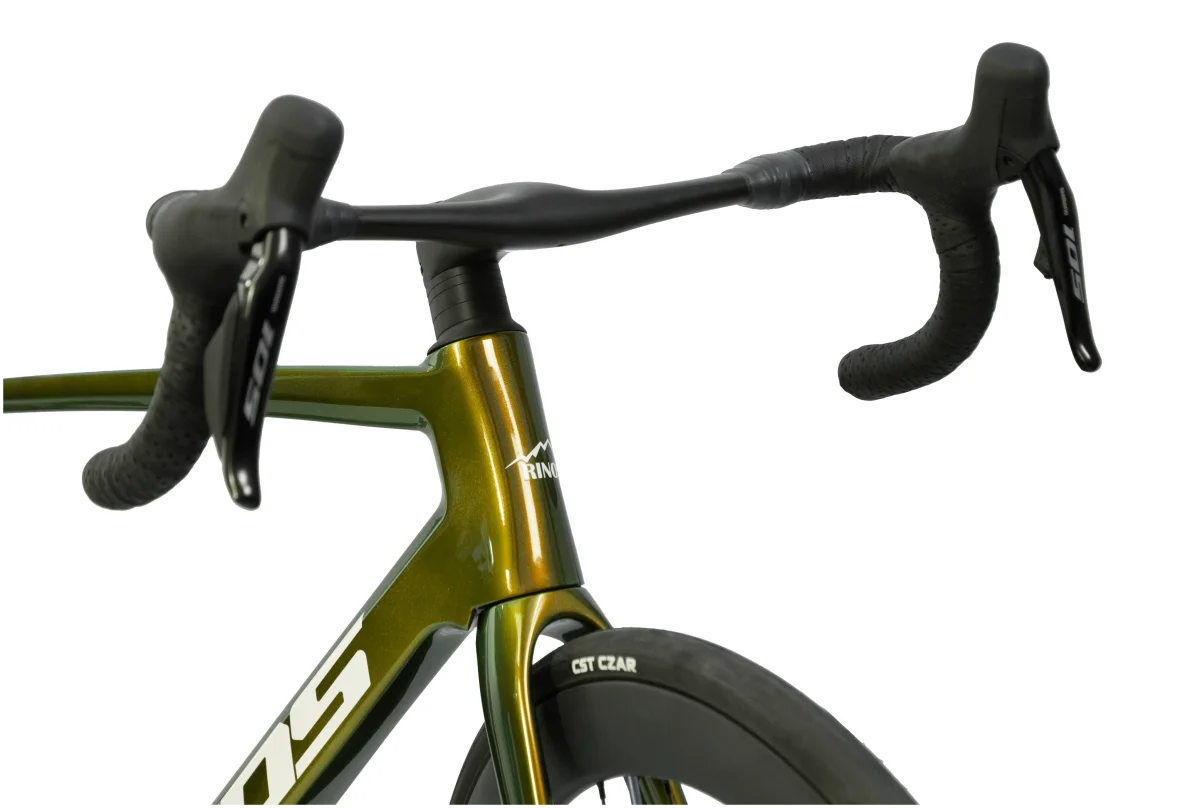 RINOS Vélo de route entièrement en carbone Odin 6.1 Shimano 105 Di2 R7150 24 vitesses – Image 7