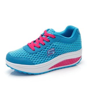 Chaussures Toning confortable à lacets en maille pour femmes