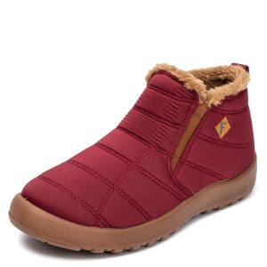 Bottines d'hiver chaudes en fourrure pour femme