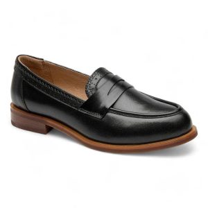 mocassin orthopédique femme en cuir