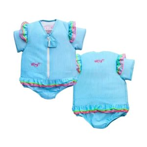 Maillot de Bain Flottant Fille : Bleu Azur