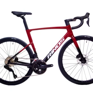 RINOS Vélo de route en carbone Odin 6.0 700C Shimano 105 Di2 R7150 24 vitesses