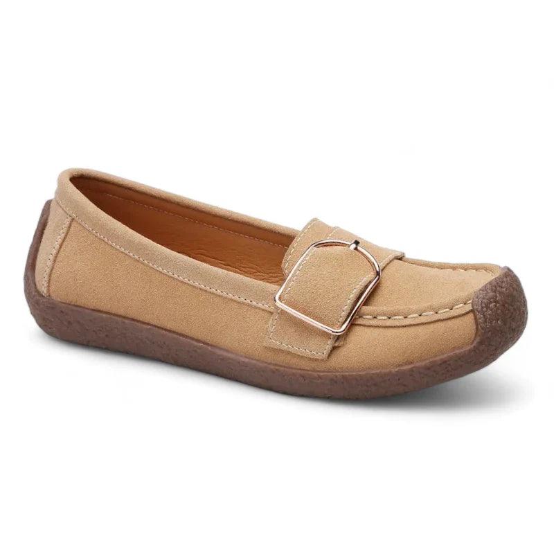 mocassin orthopédique femme en daim apparentes – Image 7