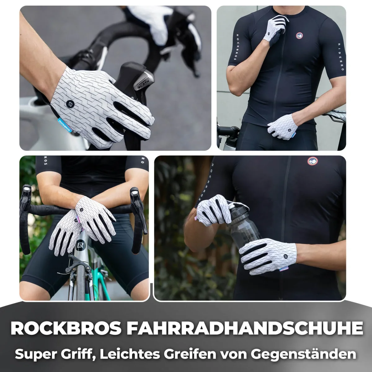Gants de cyclisme ROCKBROS avec fonction tactile – Image 6