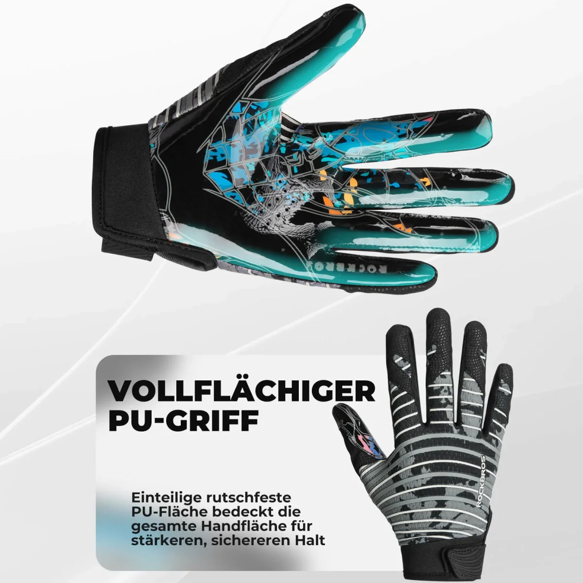 Gants de sport professionnels pour enfants, respirants et élastiques, ROCKBROS – Image 2