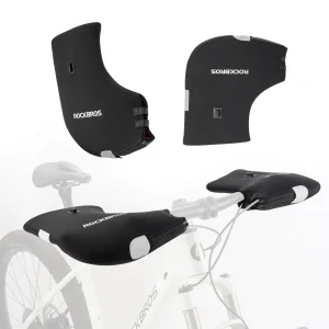 Manchons chauffants et étanches pour guidon de vélo - rechargeables ROCKBROS