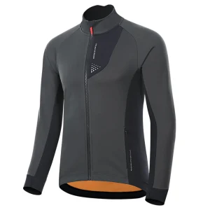 Veste de cyclisme d'hiver pour homme, coupe-vent, respirante avec doublure polaire, ROCKBROS