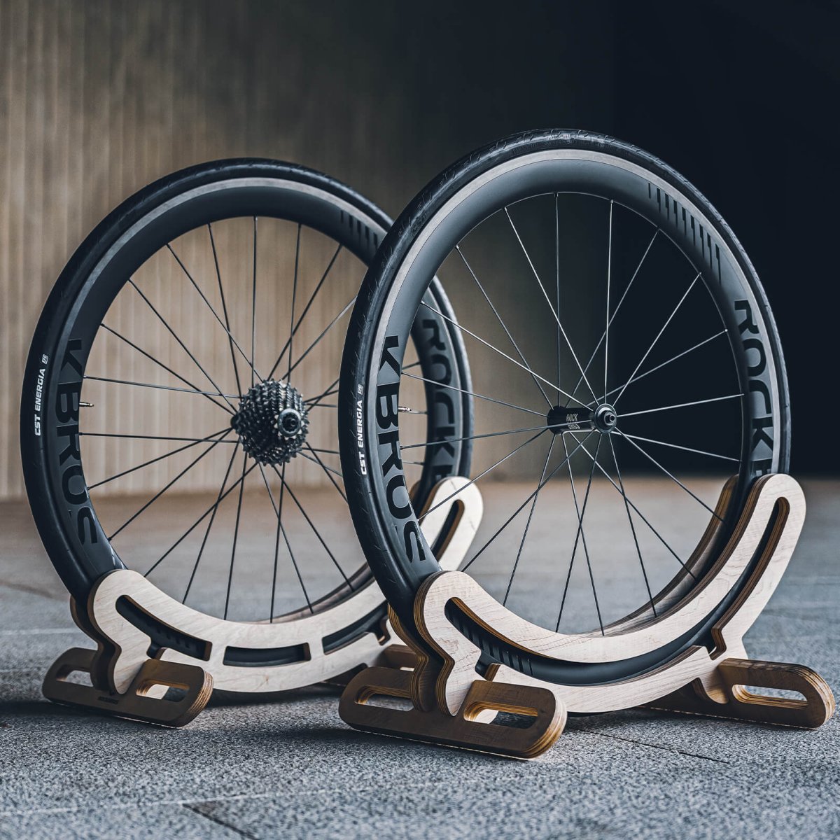 Roues en carbone 700C, axe traversant de 50 mm, freins sur jante, pour vélo de route ROCKBROS – Image 2