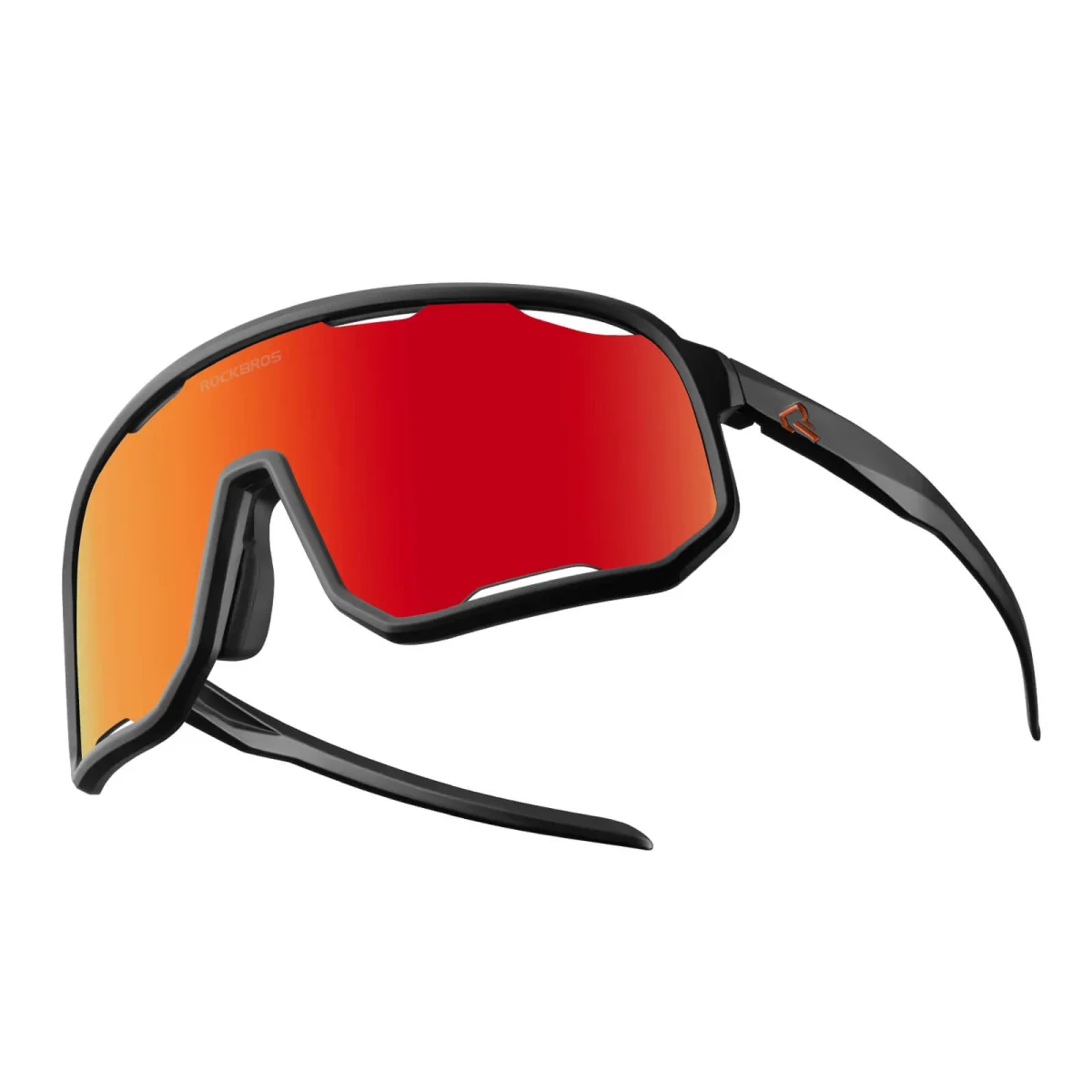 Lunettes de cyclisme, lunettes de soleil polarisées, protection UV, plaquettes nasales interchangeables, modèle femme/homme, ROCKBROS – Image 4