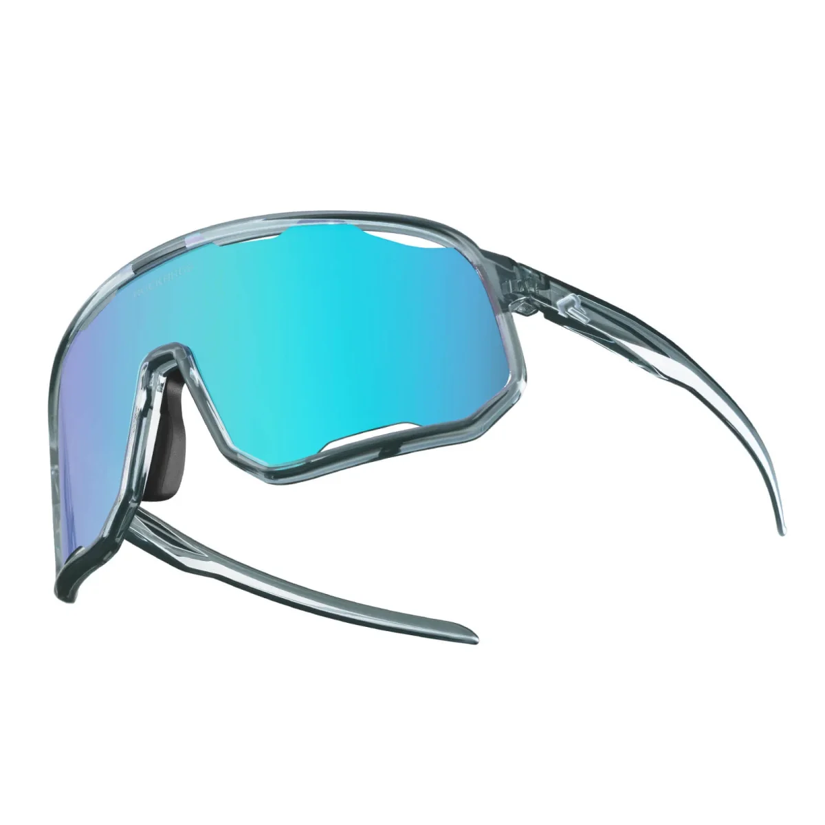 Lunettes de cyclisme, lunettes de soleil polarisées, protection UV, plaquettes nasales interchangeables, modèle femme/homme, ROCKBROS – Image 2