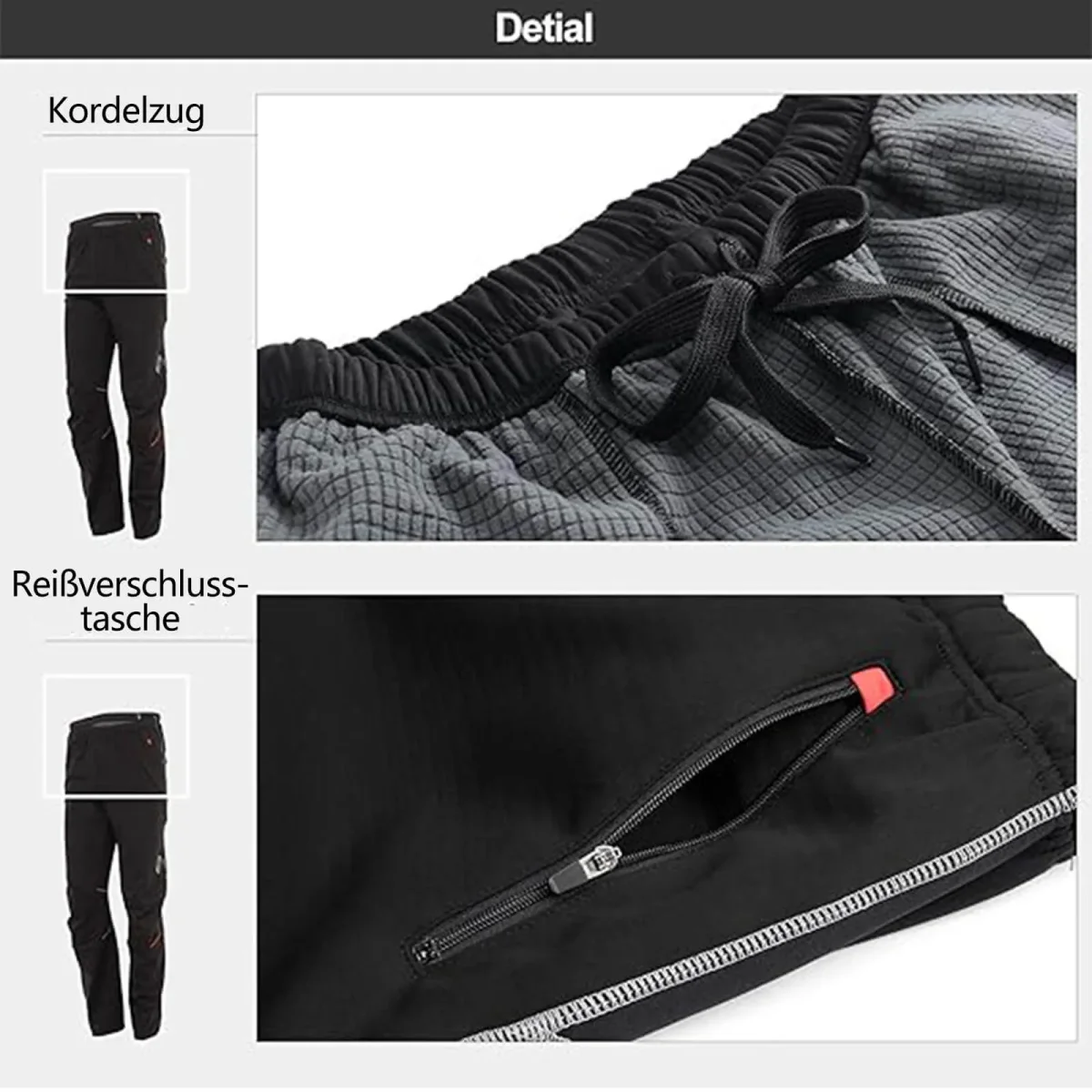 Pantalon de cyclisme homme, pantalon long, pantalon de course, tailles M à 4XL, ROCKBROS – Image 2