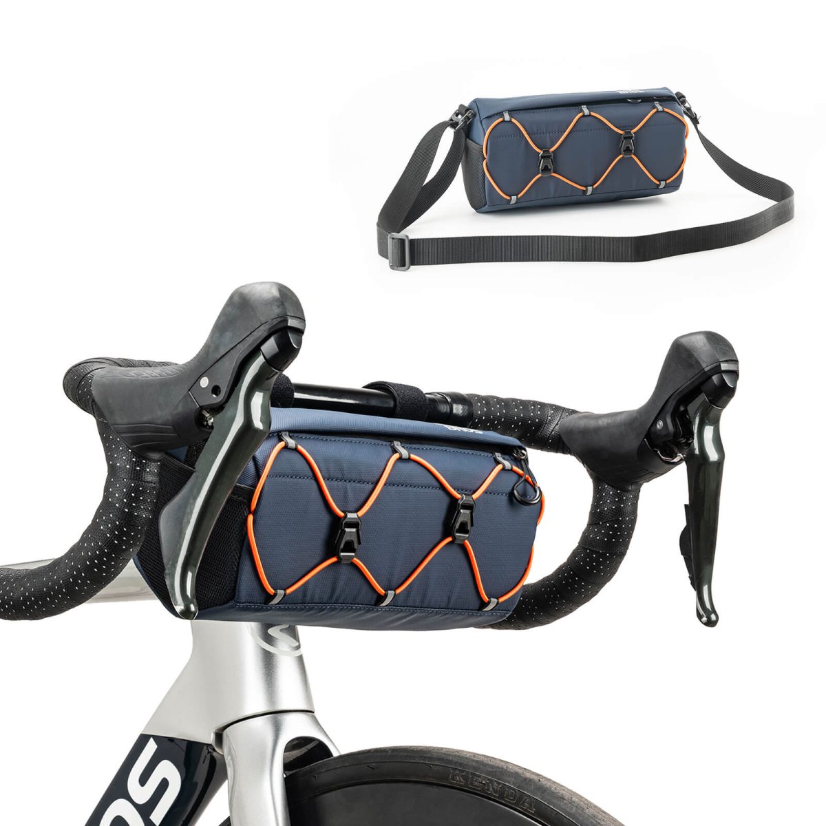 Sacoche de guidon de vélo 2,2 L avec bandoulière, disponible en 6 couleurs, ROCKBROS – Image 5