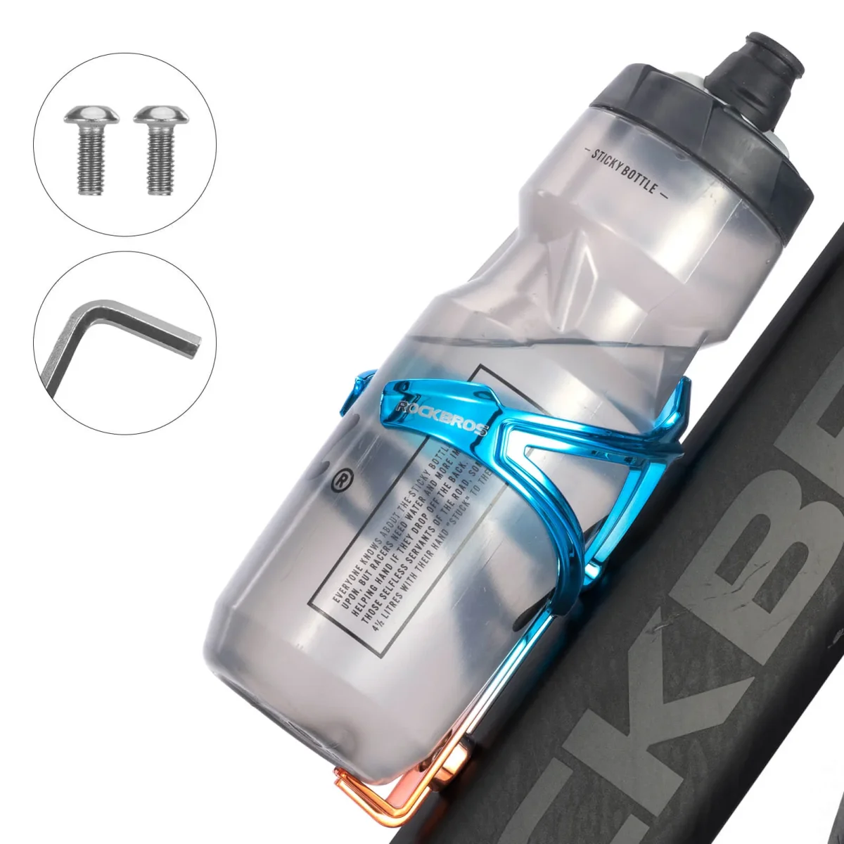Porte-bouteille léger pour vélo VTT/vélo de route ROCKBROS – Image 8