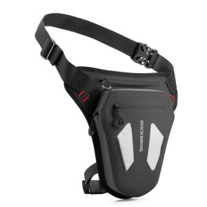 Sacoche de jambe pour moto, sacoche de cuisse, sac banane avec bandoulière, ROCKBROS