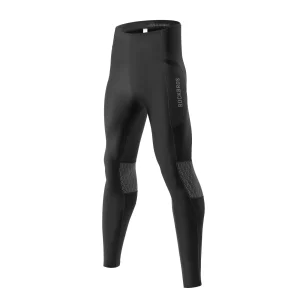 Pantalon de cyclisme thermique d'hiver, legging de compression en polaire, 3 poches, ROCKBROS