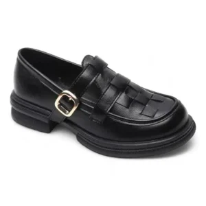 mocassin orthopédique femme tressés