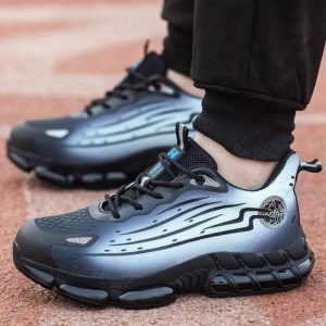 S1c0e74df4a6a4f249652628ca9255435E.jpgv1748899862 Chaussures de sécurité à coussin d'air pour hommes - Rubber