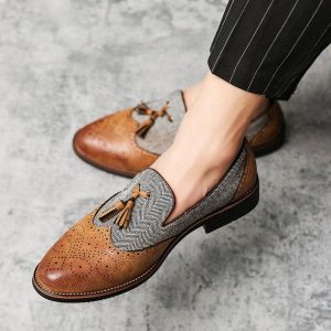 Chaussures Orthopédiques italiennes élégantes Vermillon