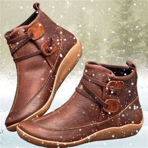 Chaussures orthopédiques d'automne et d'hiver, de couleur unie pour femmes - Krisy