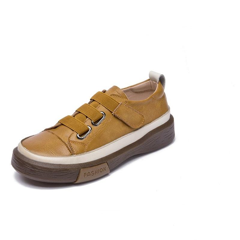 Chaussures orthopédiques Décontractées Plates en Cuir pour Femmes - GTOO – Image 4