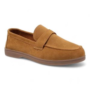 mocassin orthopédique femme élégants en faux daim