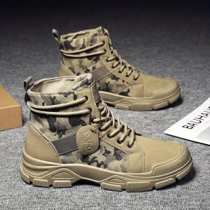 Chaussures Orthopédiques Hommes à lacets camouflage tactique - Dexter -