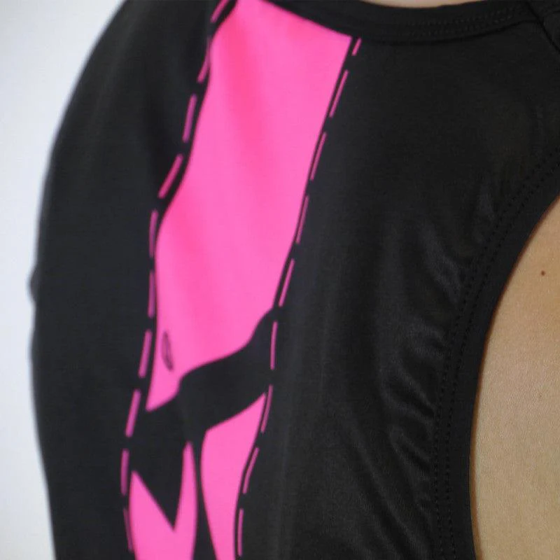 DÉBARDEUR RUNNING FEMME - SILA FLUO STYLE 3 ROSE 1711 – Image 6