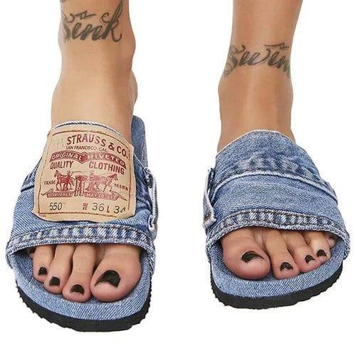 Sandales Orthopédiques Femme En Denim Élégantes & Confortables – Image 4
