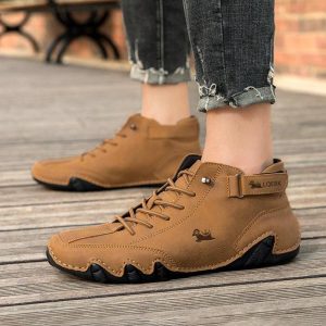 Chaussures Orthopédiques d'hiver hommes imperméables