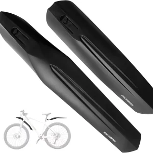 Ensemble de garde-boue de vélo ROCKBROS garde-boue de vélo avant + arrière pour VTT 22-24 pouces