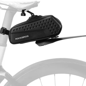 Sacoche de selle ROCKBROS sacoche de vélo à coque rigide avec garde-boue et dégagement rapide