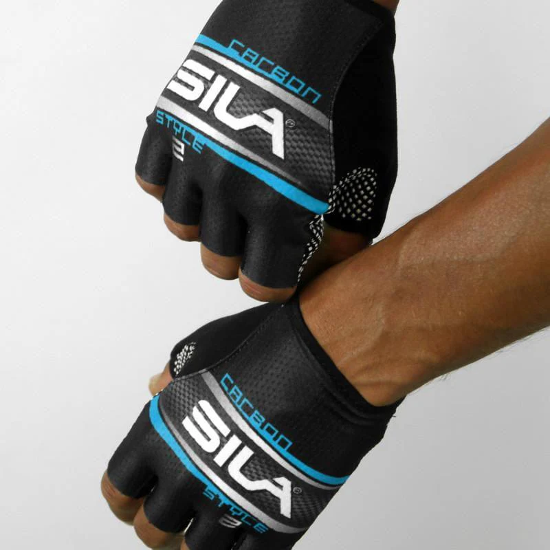 GANTS COURTS SILA CARBON STYLE 2 - BLEU 1663