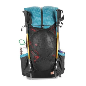 Sac à dos randonnée ultraléger 40+16 L, nylon 210D 0,90 kg