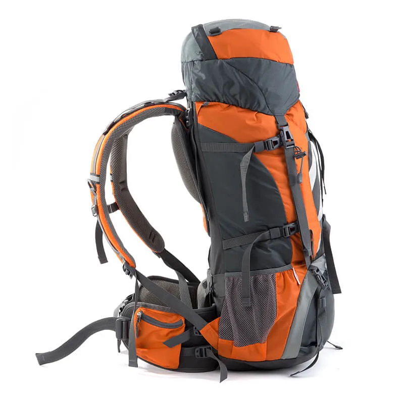 Sac à dos bivouac 70L cadre externe aéré, nylon ripstop – Image 2