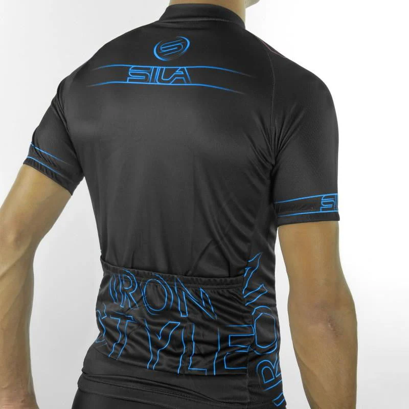 MAILLOT SILA IRON STYLE 2.0 BLEU - MANCHES COURTES 1489 – Image 2