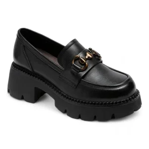 mocassin orthopédique femme compensés en cuir véritable