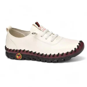 mocassin orthopédique femme effet cuir type basket