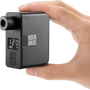 ROCKBROS pompe à vélo électrique 120PSI Mini pompes portables rechargeables 450mAh minuscule e-pompe petit compresseur