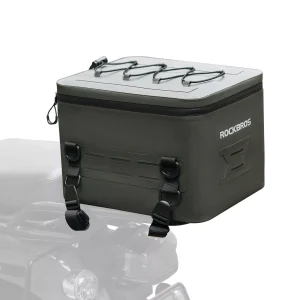 Sac de moto ROCKBROS 13L sac de queue 600D entièrement étanche sac de bagage arrière